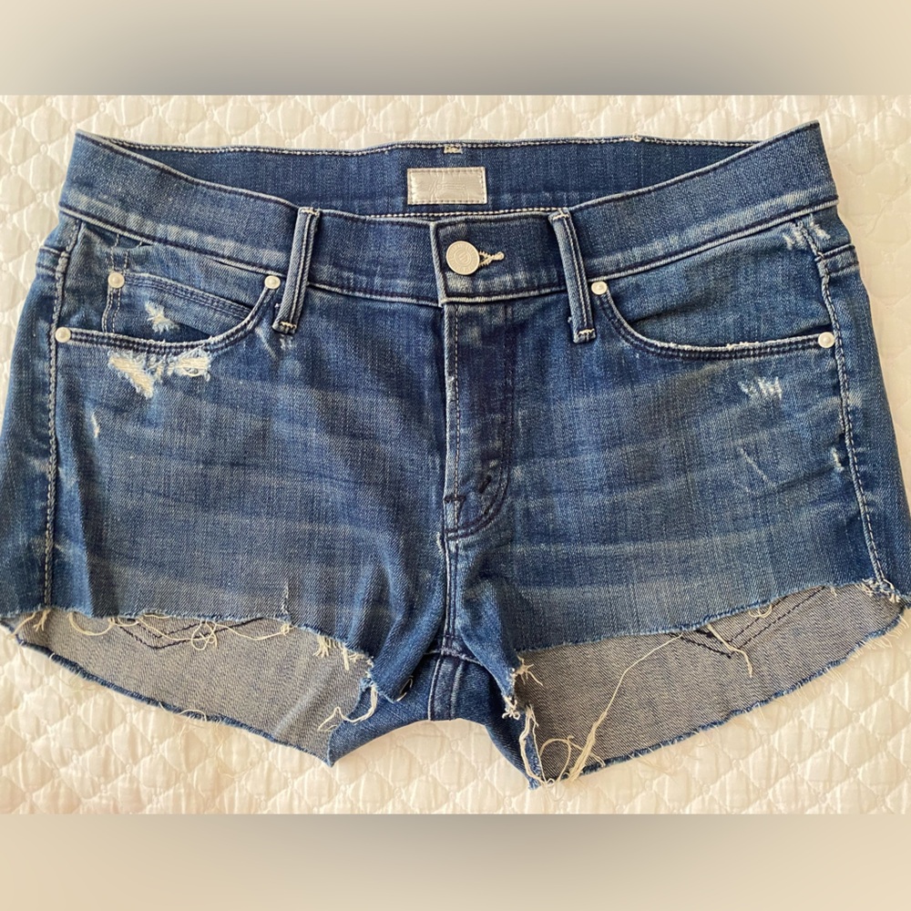 Mother Cutoff Jean Shorts